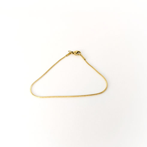 snake narukvica minimalizam 18k pozlata