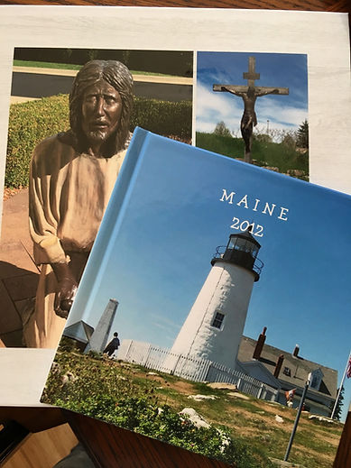 Custom hardcover photo book with full-page images, representing personalized memory gifts for special occasions