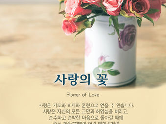[1분묵상] 사랑의 꽃