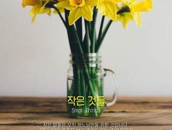 [1분묵상] 작은 것들