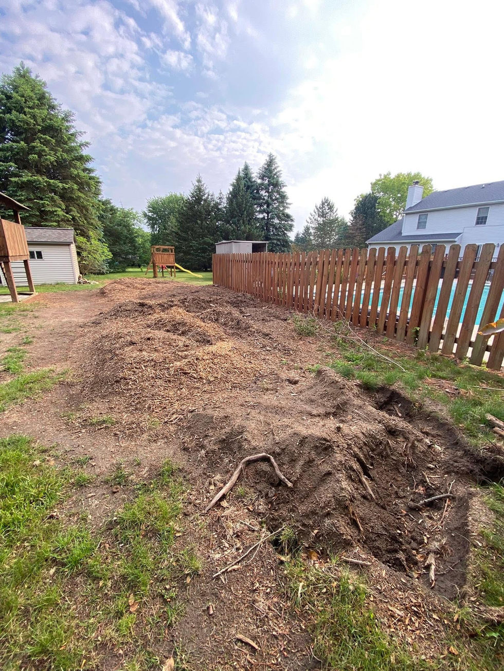 yard grading renovation near lansing mi