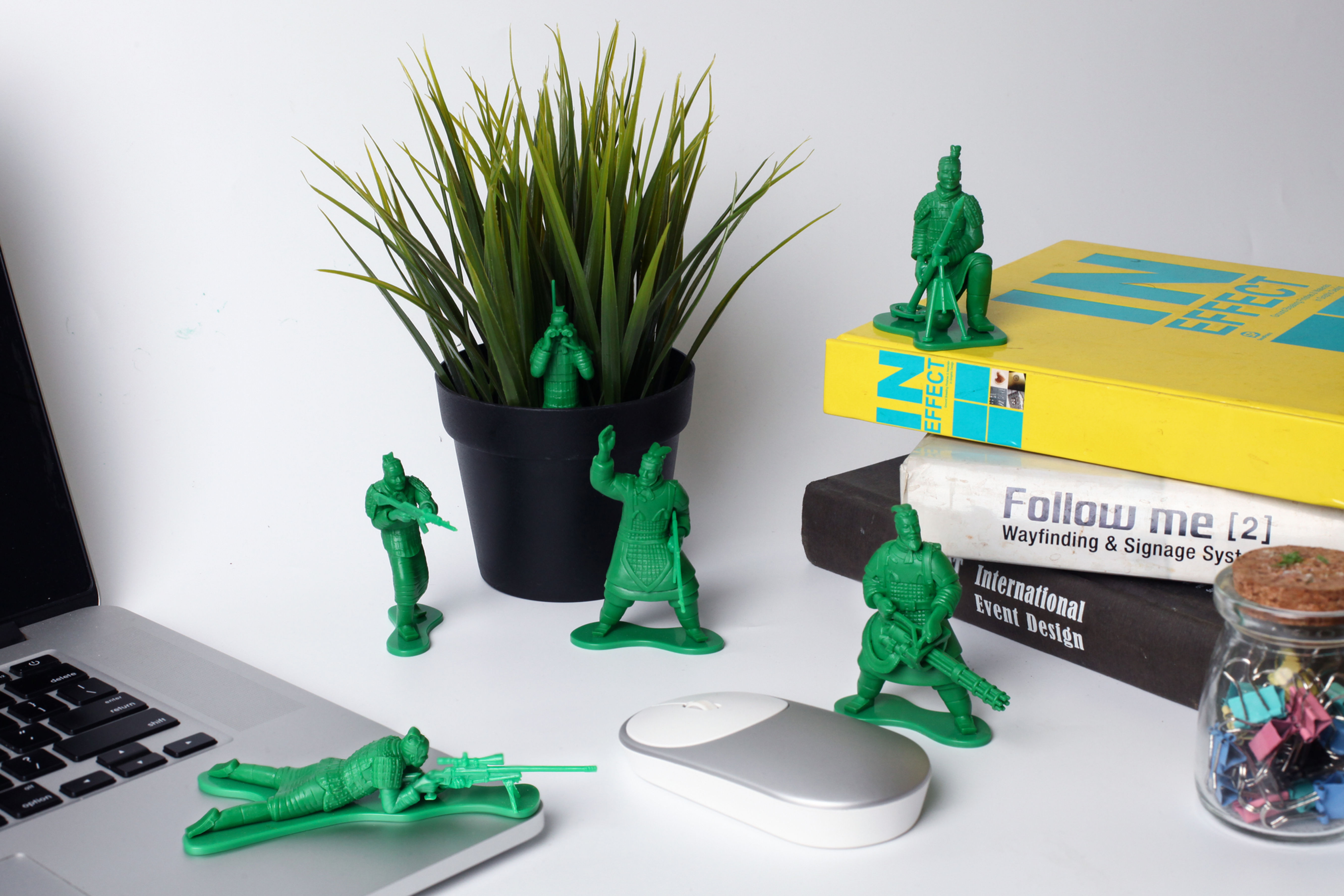 【1BOX8入り】52TOYS CANDYBOX 超活化 バトル兵馬俑 グリーンアーミーVer.