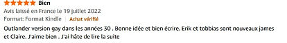Avis de lecteurs sur la saga romance M/M Dans le lasso du temps de Marine Gautier