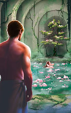 Illustration intérieure de Funeste Étincelle, saga fantasy young adult de Marine Gautier