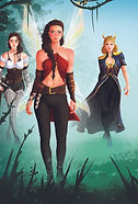 Illustration intérieure de Funeste Étincelle, saga fantasy young adult de Marine Gautier