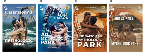Ancienne couverture de Un été au Mythologic Park, tome 1 de la série Histoires de saisonniers