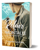 Ancienne couverture du tome 3 de la saga romance M/M Dans le lasso du temps de Marine Gautier