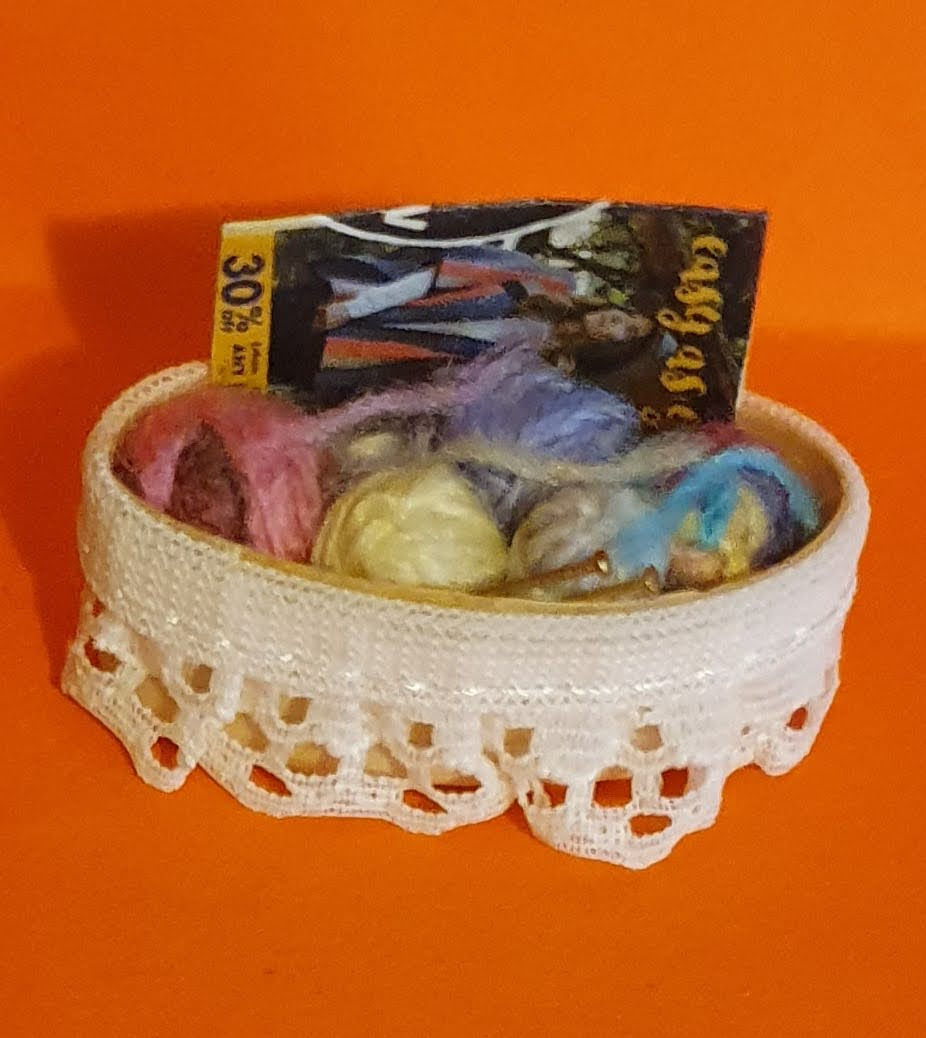 Knitting basket-B $5