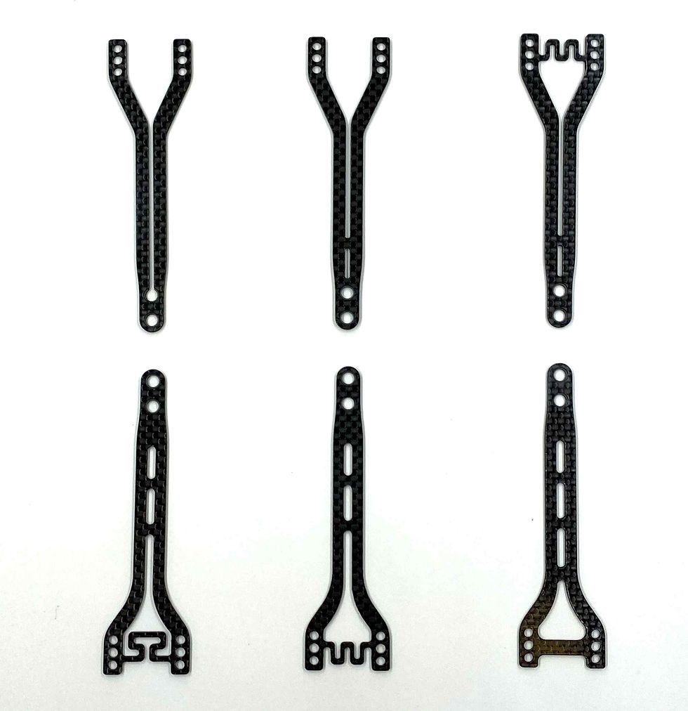 Thumbnail: X4'24/25 Graphite Chassis & Upper Deck-Split Set