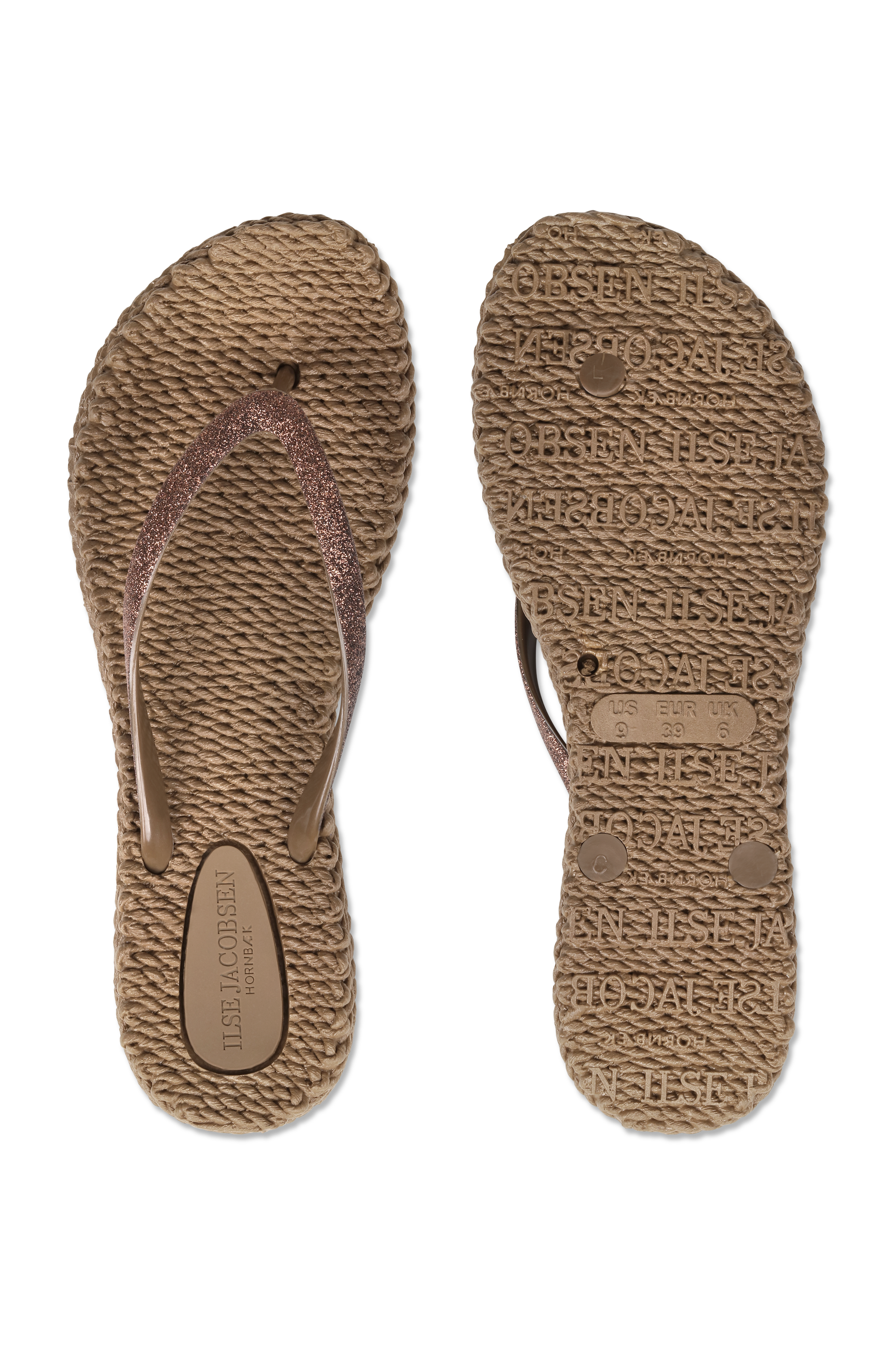 Ilse Jacobsen Flip Flops med glitter