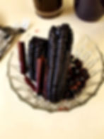 black corn from garden