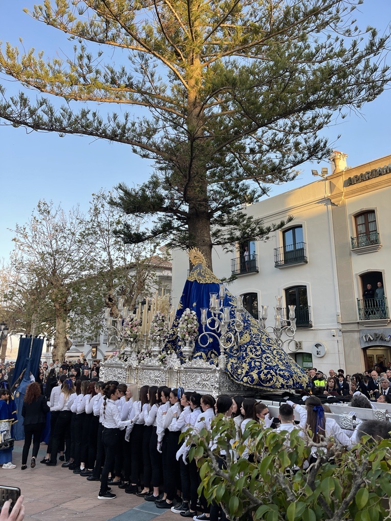 Procession i Nerja på påsken