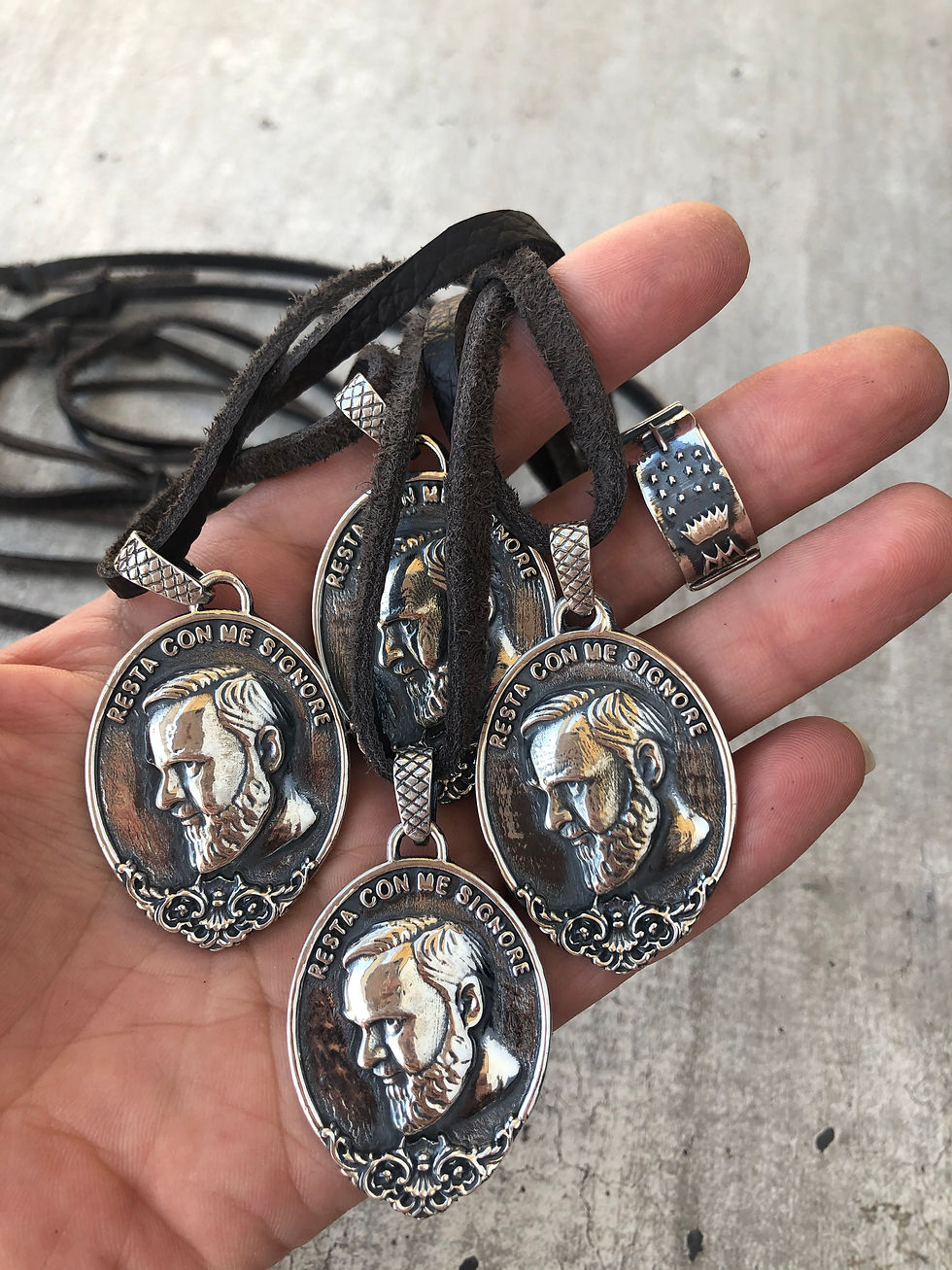 Miniatura: Medalha Padre Pio