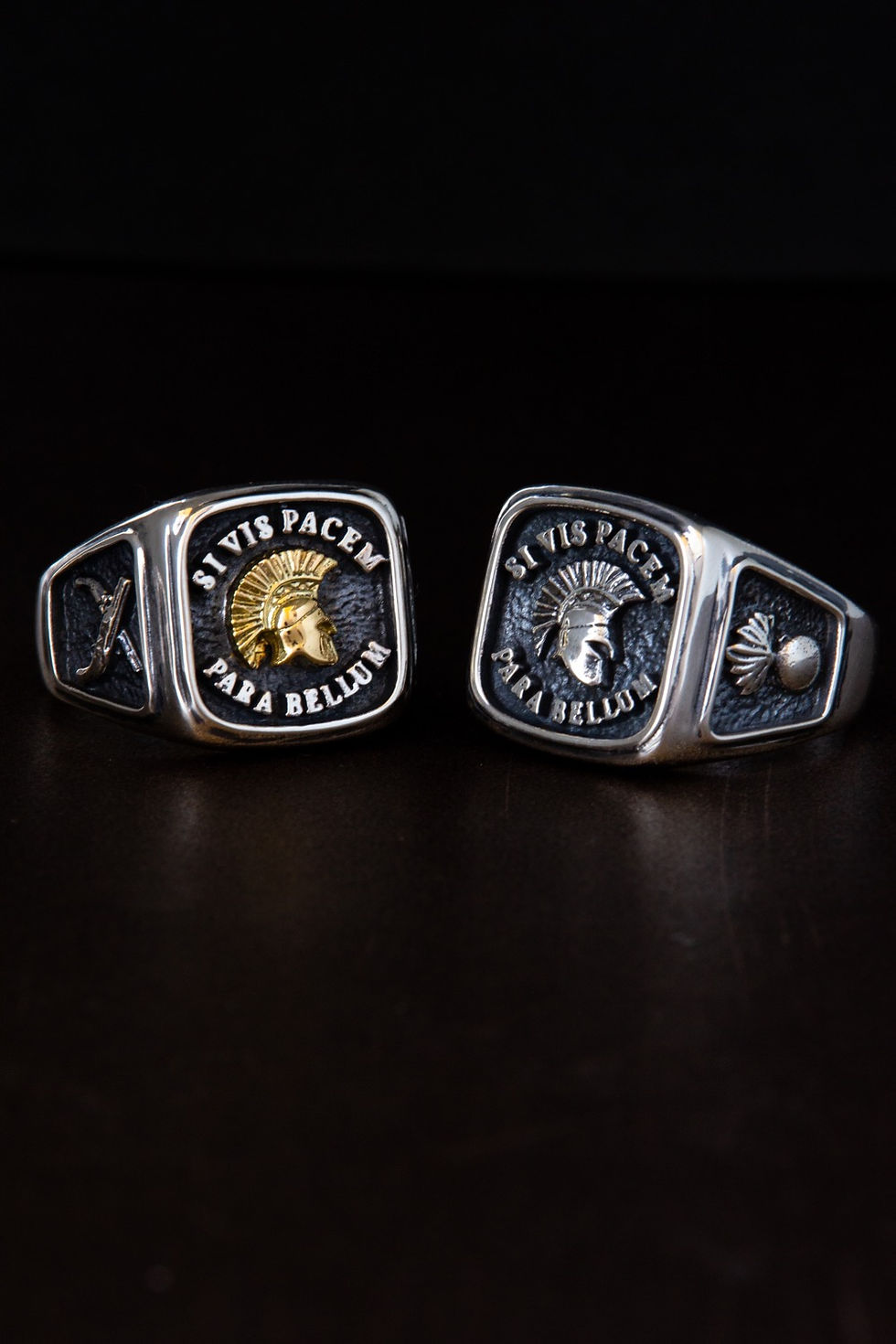 Miniatura: SI VIS PACEM PARA BELLUM COM SOLDADO DE OURO E CORPO DE PRATA