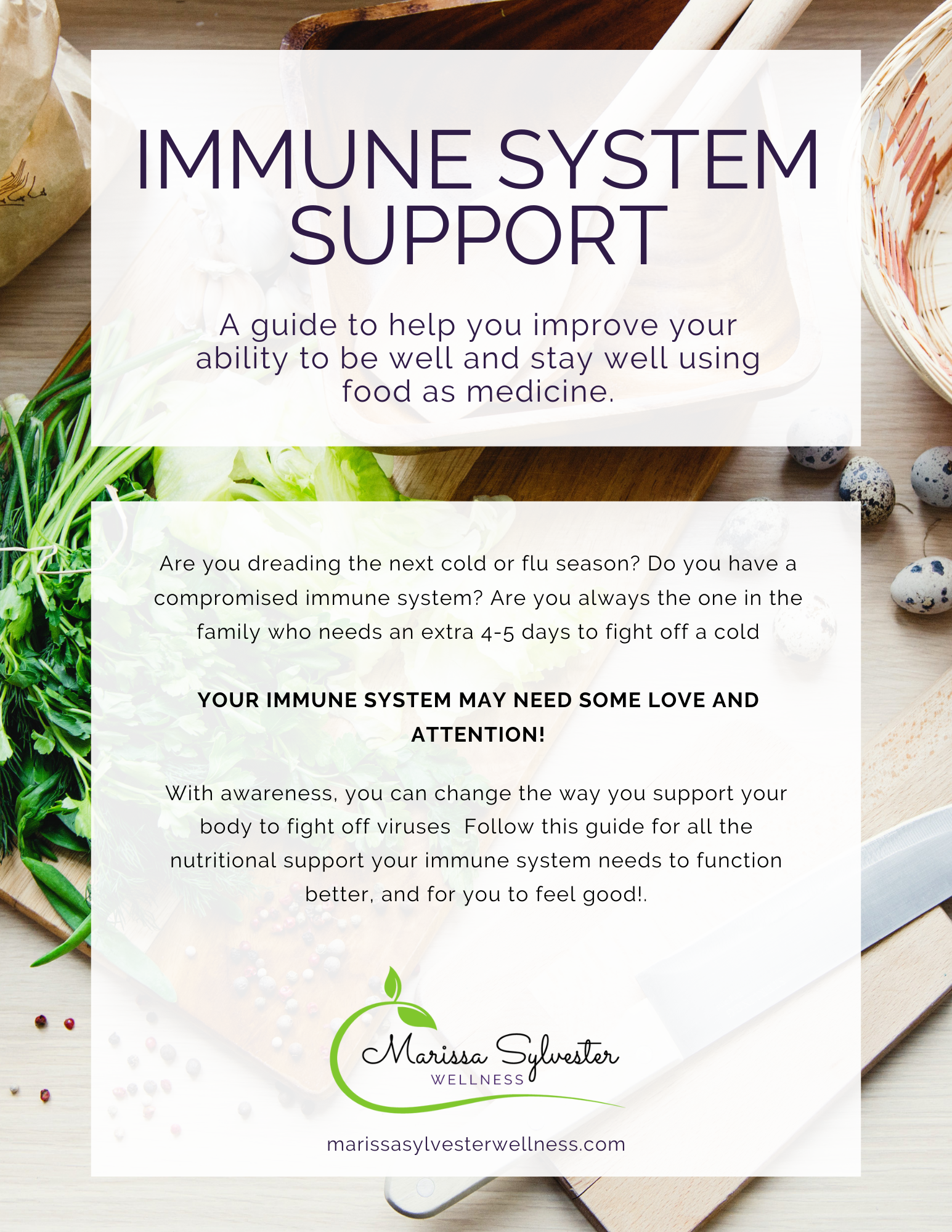 Immunity Support Food Guide + Recipes
