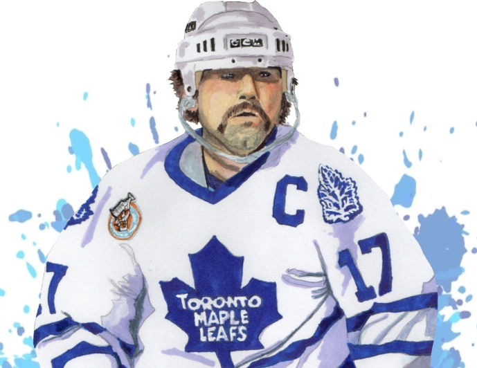 Art Print of former Leaf great Wendel Clark