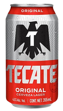 Tecate Bier aus Mexiko serviert zu Tacos und Streetfood beim Foodtruck Tacos Hermanos