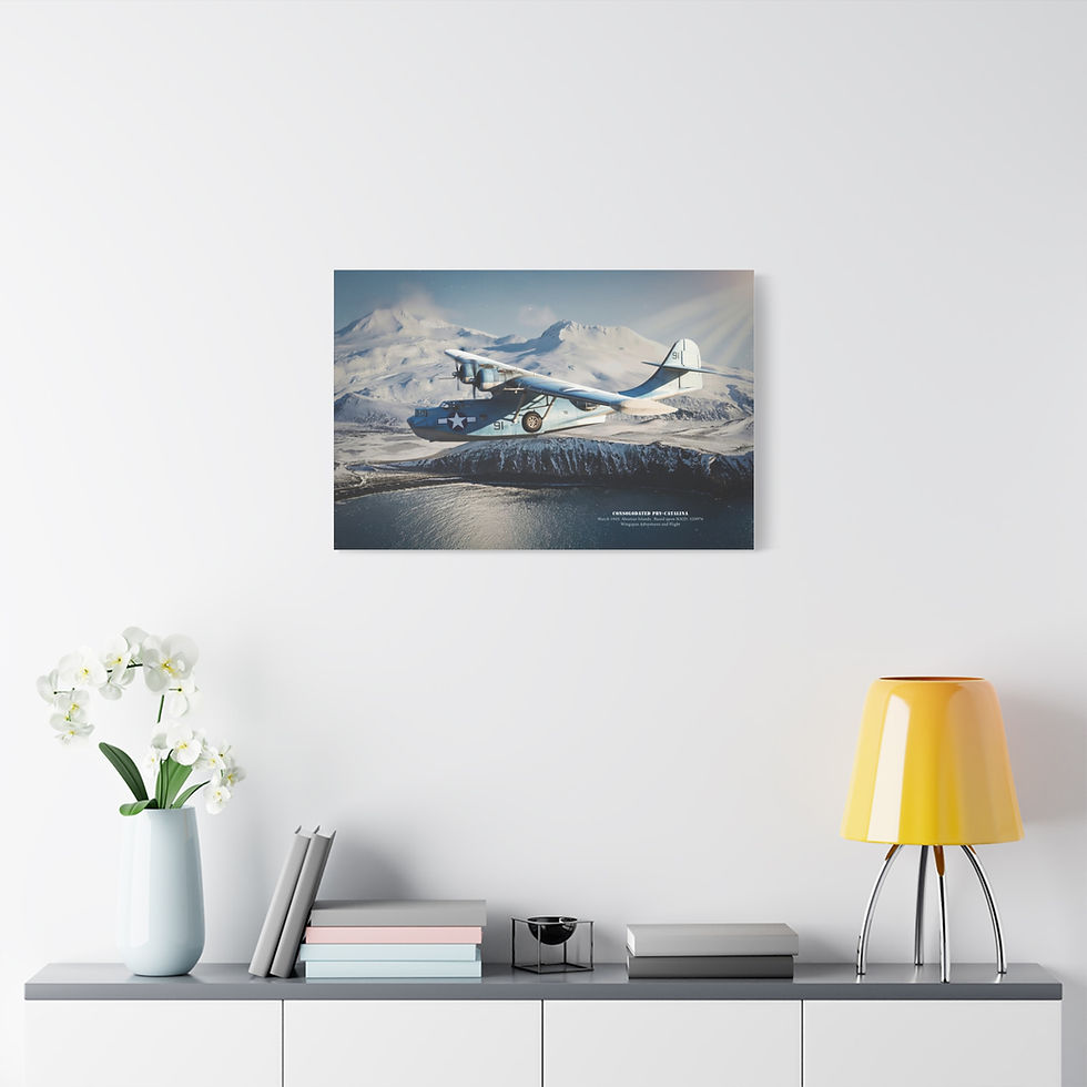 Thumbnail: “March 1943 – Sentinel of the Aleutians” PBY Catalina Arctic Patrol Canvas