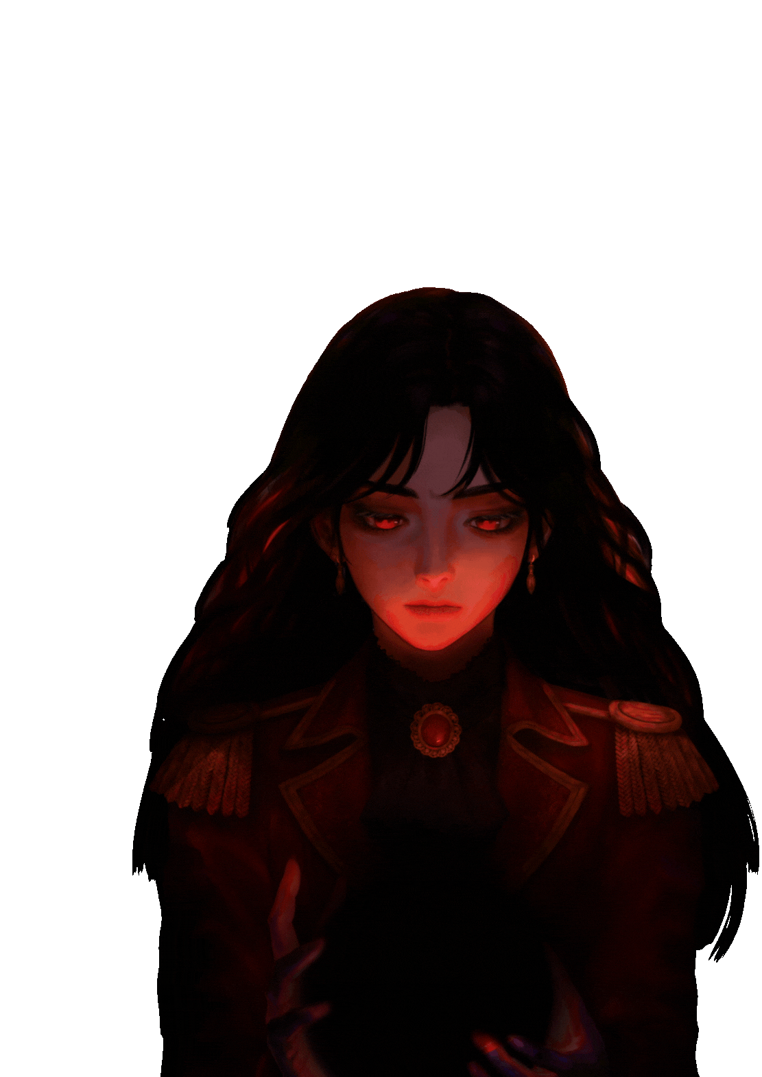 Gif Personnage Démon Alice Couverture Dark Fantasy - Existence Écarlate