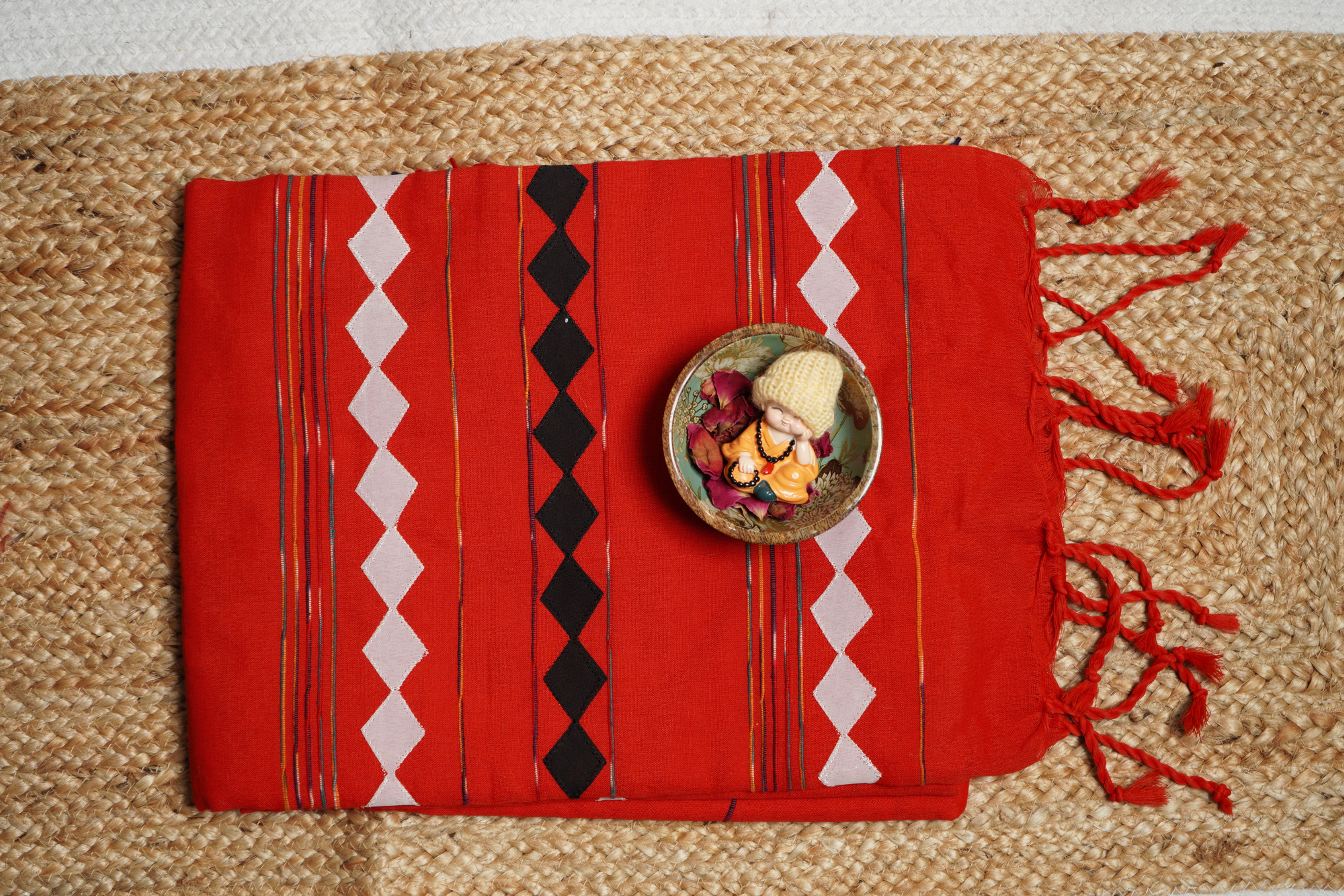 Khadi Cotton Applique Saree