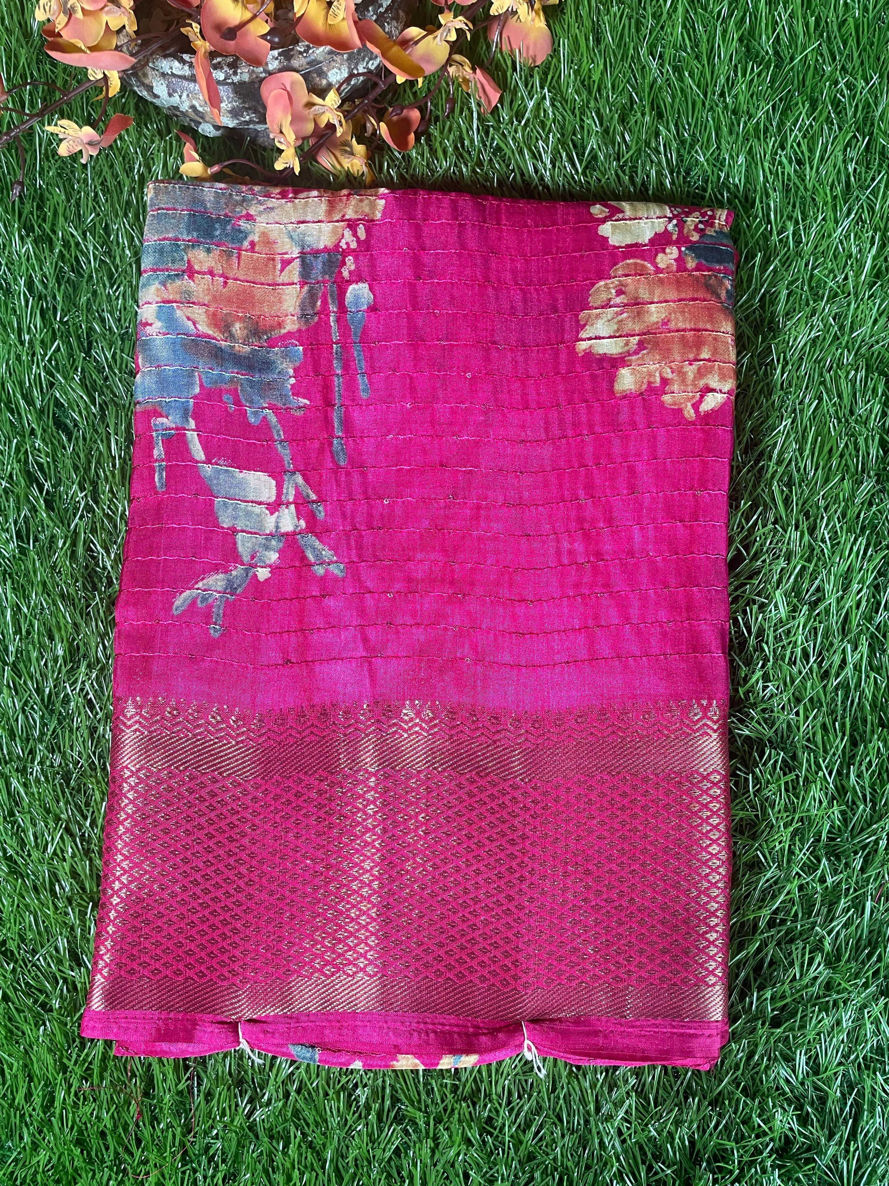 Dola Silk Saree- Sequence Work