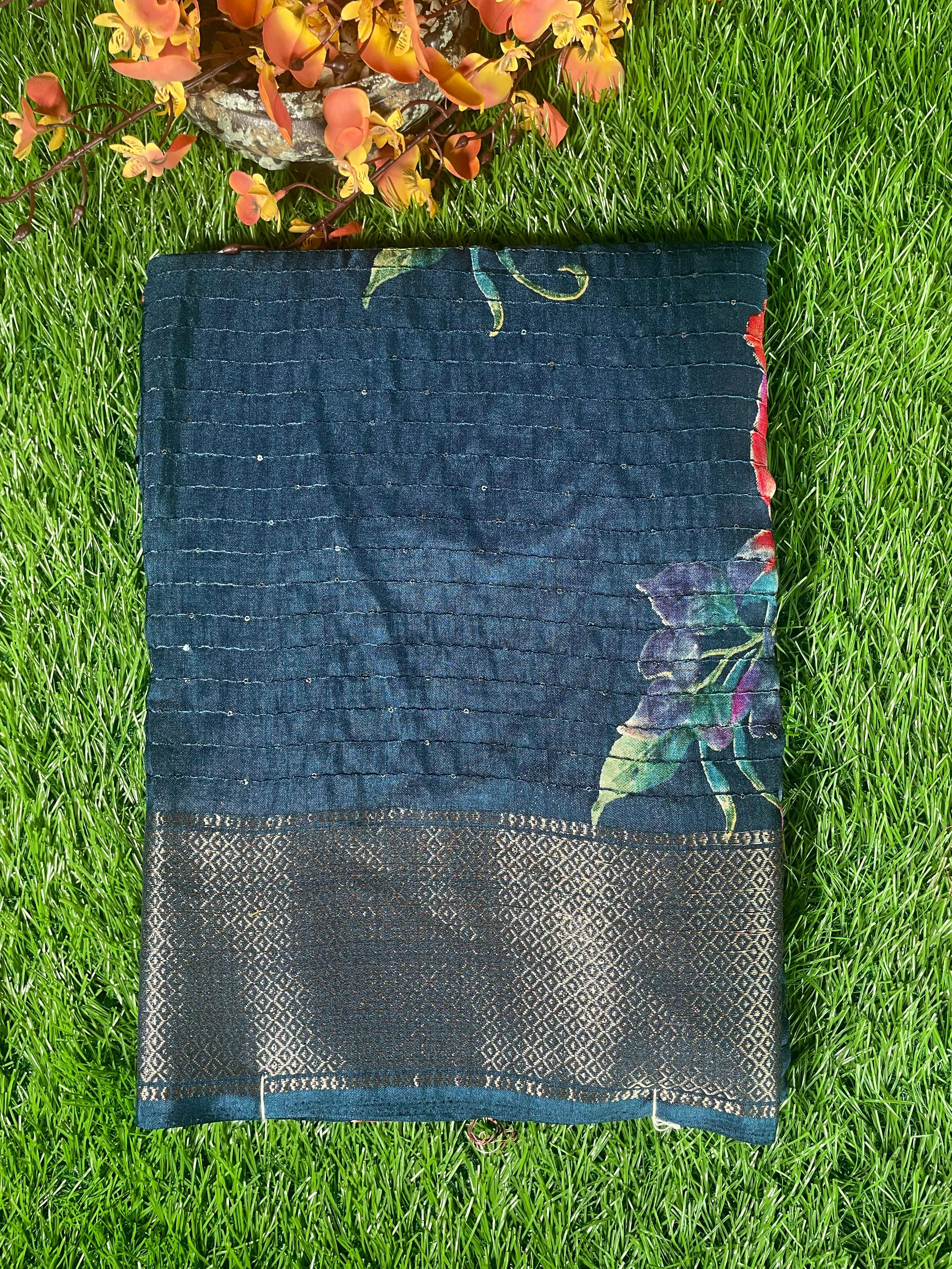 Dola Silk Saree- Sequence Work