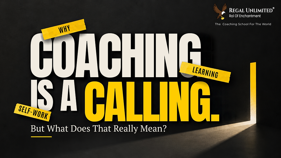 Coaching Is a Calling. But What Does That Really Mean?