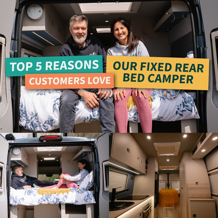 Top 5 reasons our customers love the Fixed Rear Bed layout in the Trouvaille Classique MWB