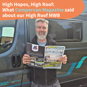 High Hopes, High Roof: What Campervan Magazine said about our High Roof MWB