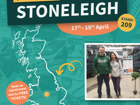Join us at The National Motorhome, Campervan & Camping Exhibition, Stoneleigh this April – where we’re launching our new Rear Fixed Bed layout!