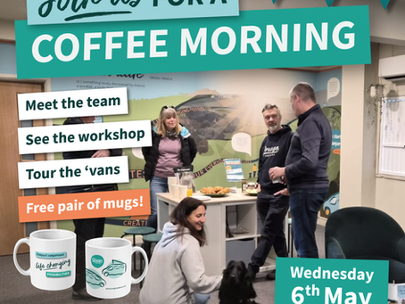 Join us for our May Coffee Morning at Orange Campers