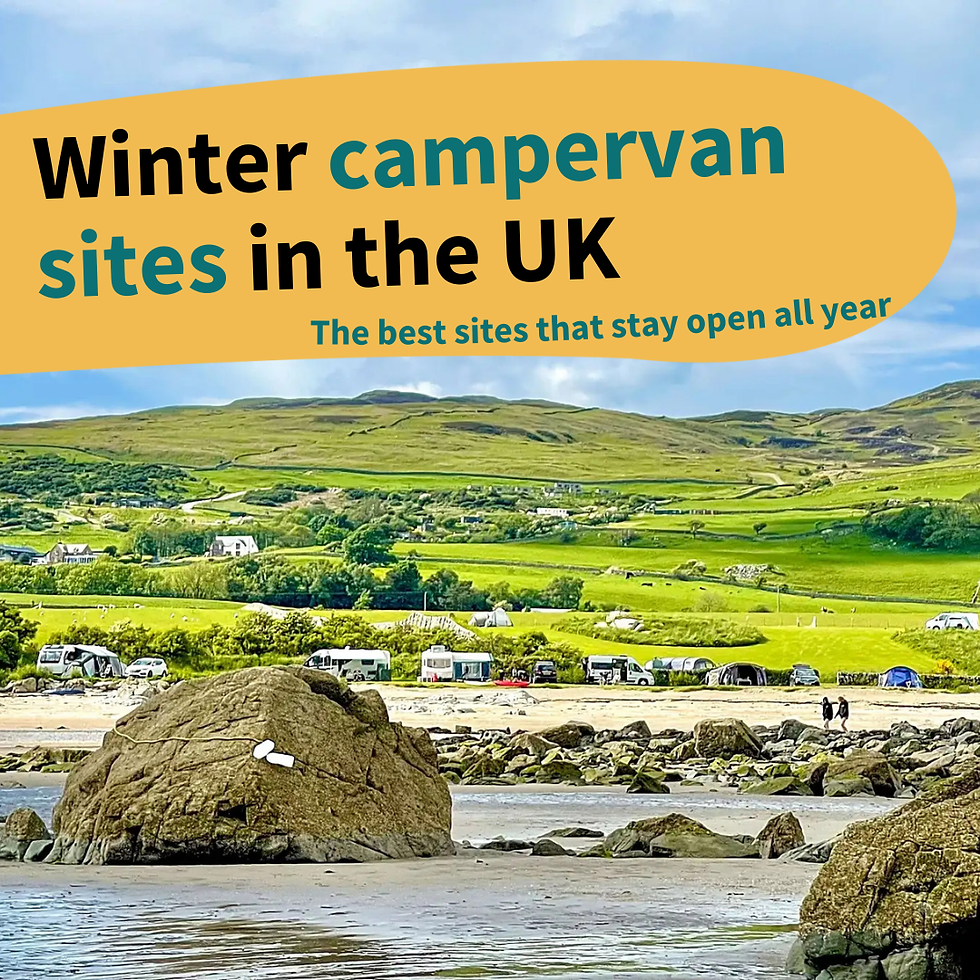winter campervan sites UK