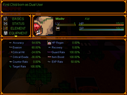 Updated Status Screen