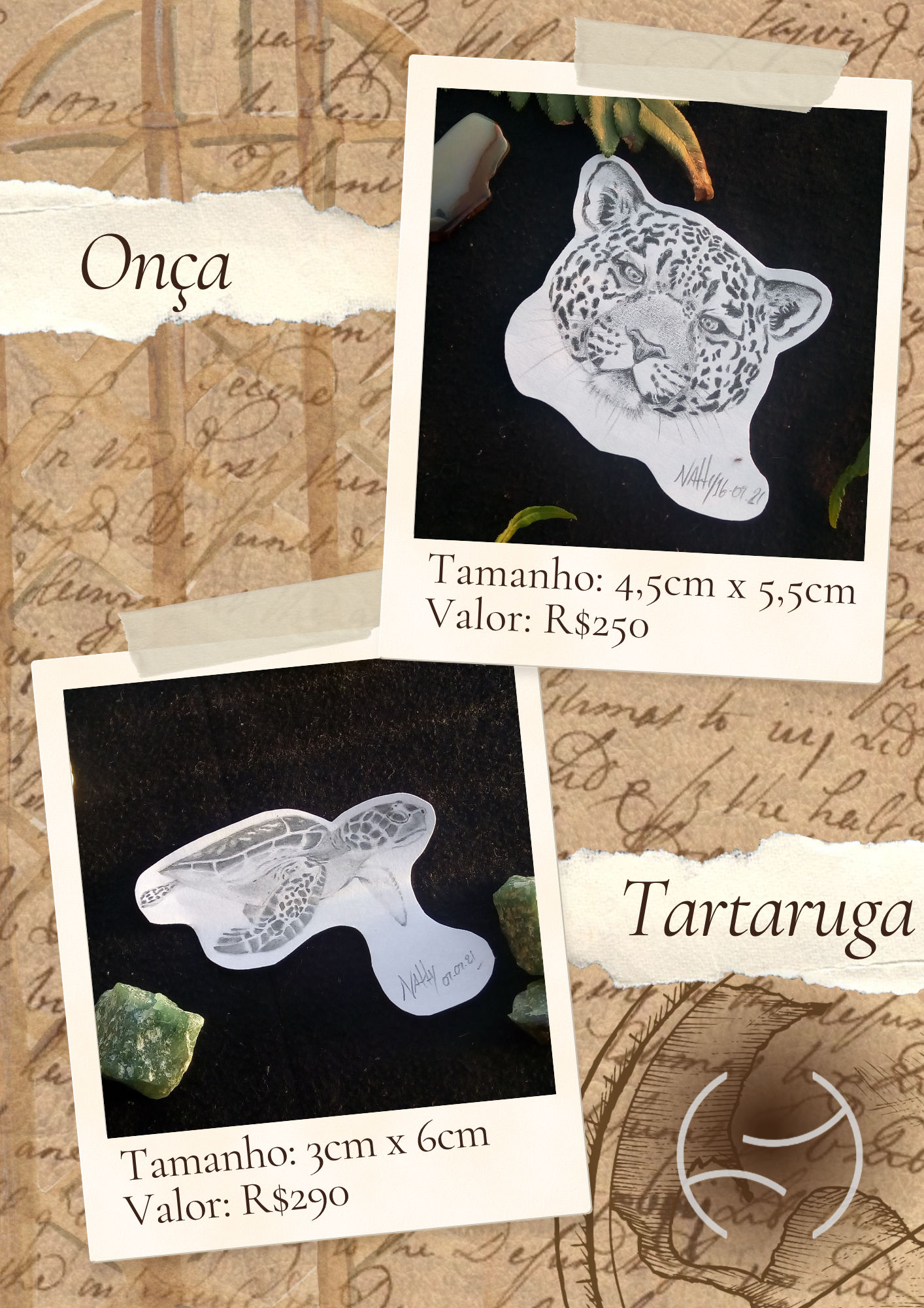 Animais em microrealismo