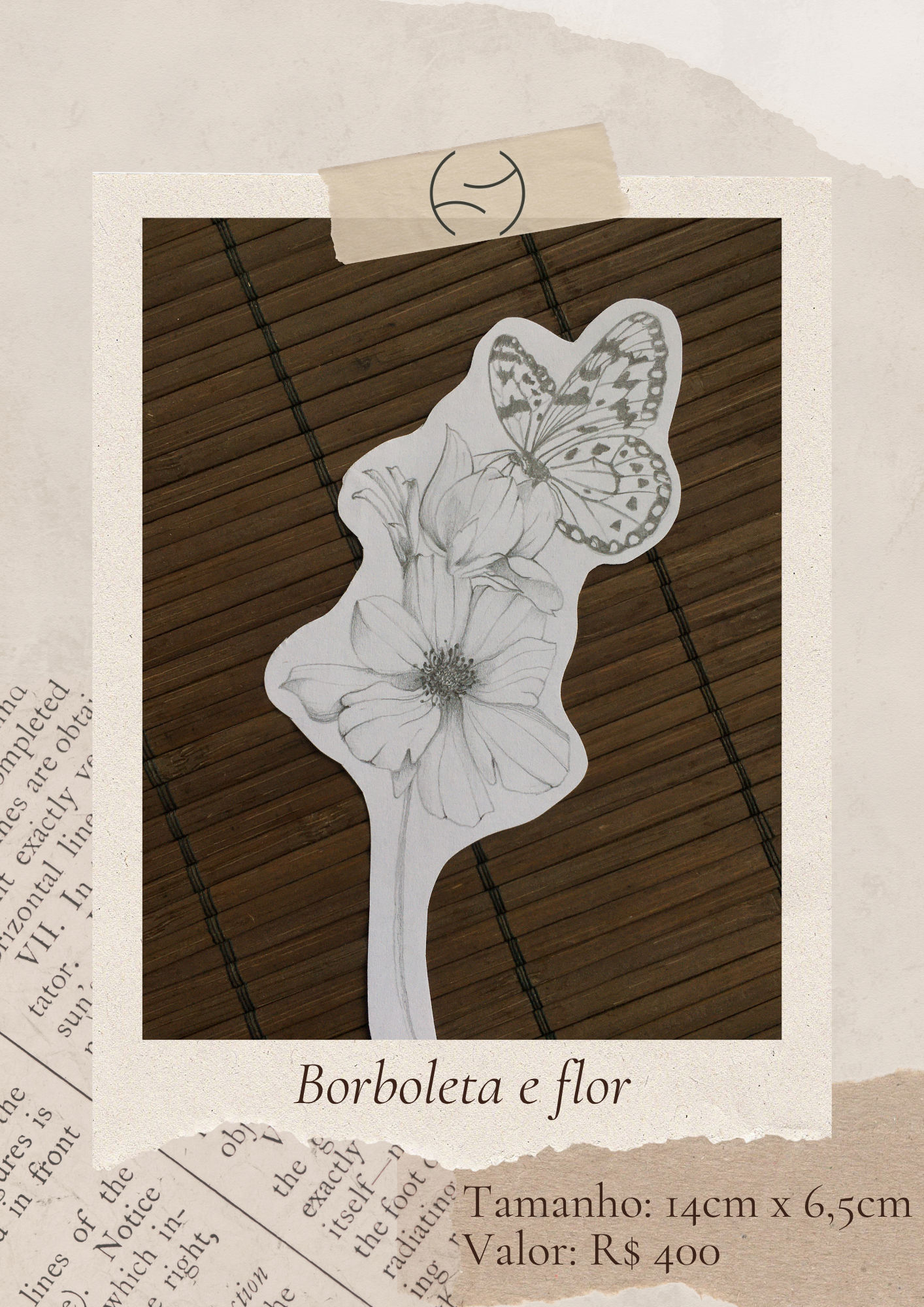 Borboleta e flor