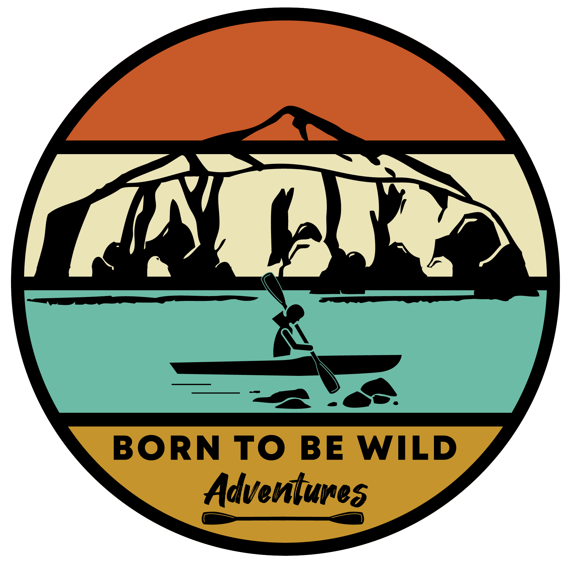 Kayak Rentals Born To Be Wild Adventures logo