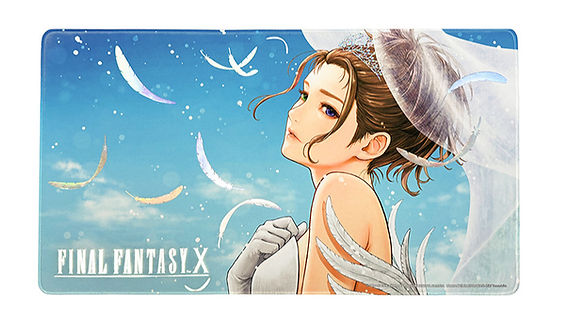 Preorders - Final Fantasy X - Yuna Wedding Dress Playmat - Foil Stamped Version Preorders - Final Fantasy X - Yuna Wedding Dress Playmat - Foil Stamped Version