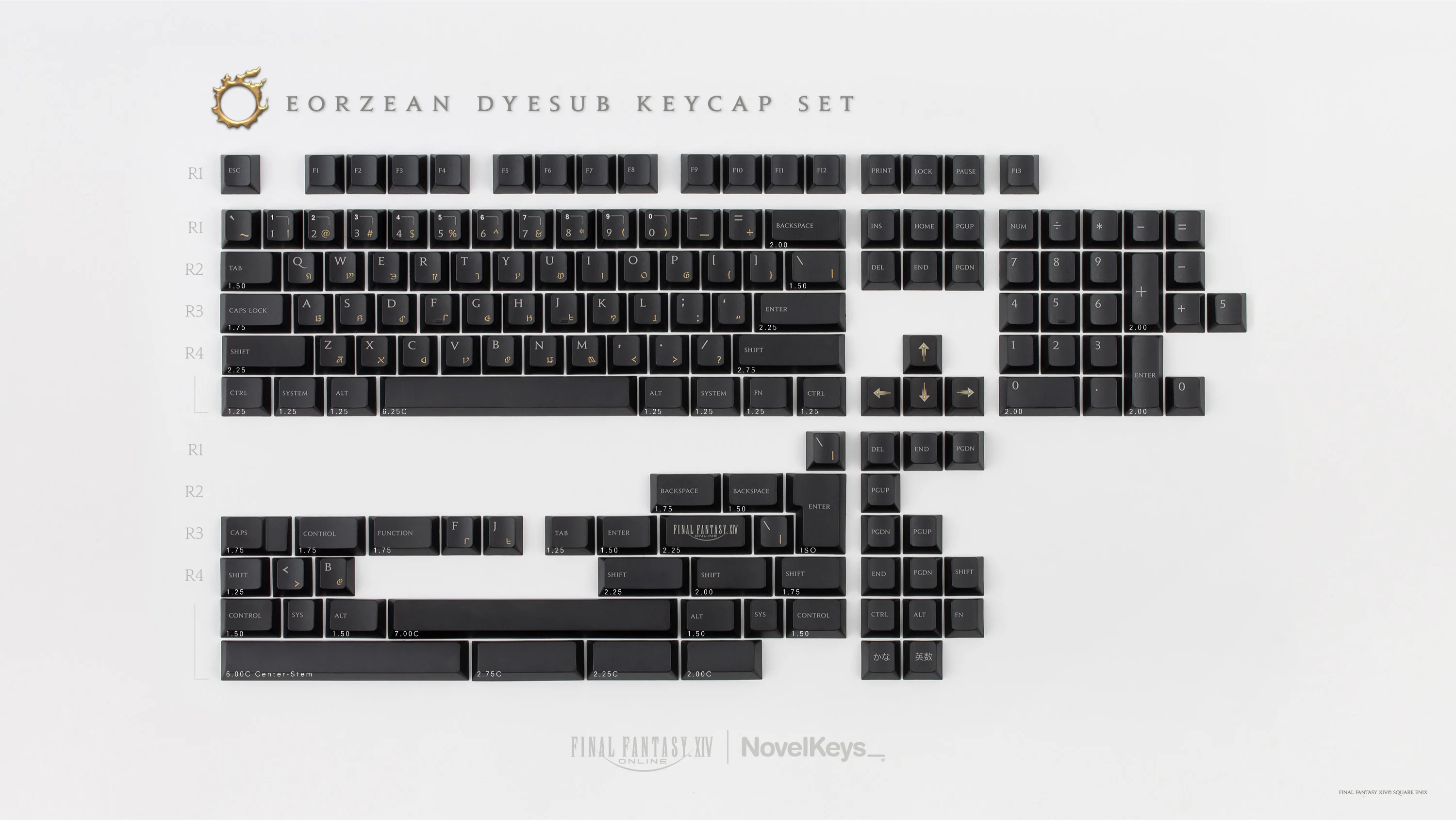 Eorzean Keycap Set