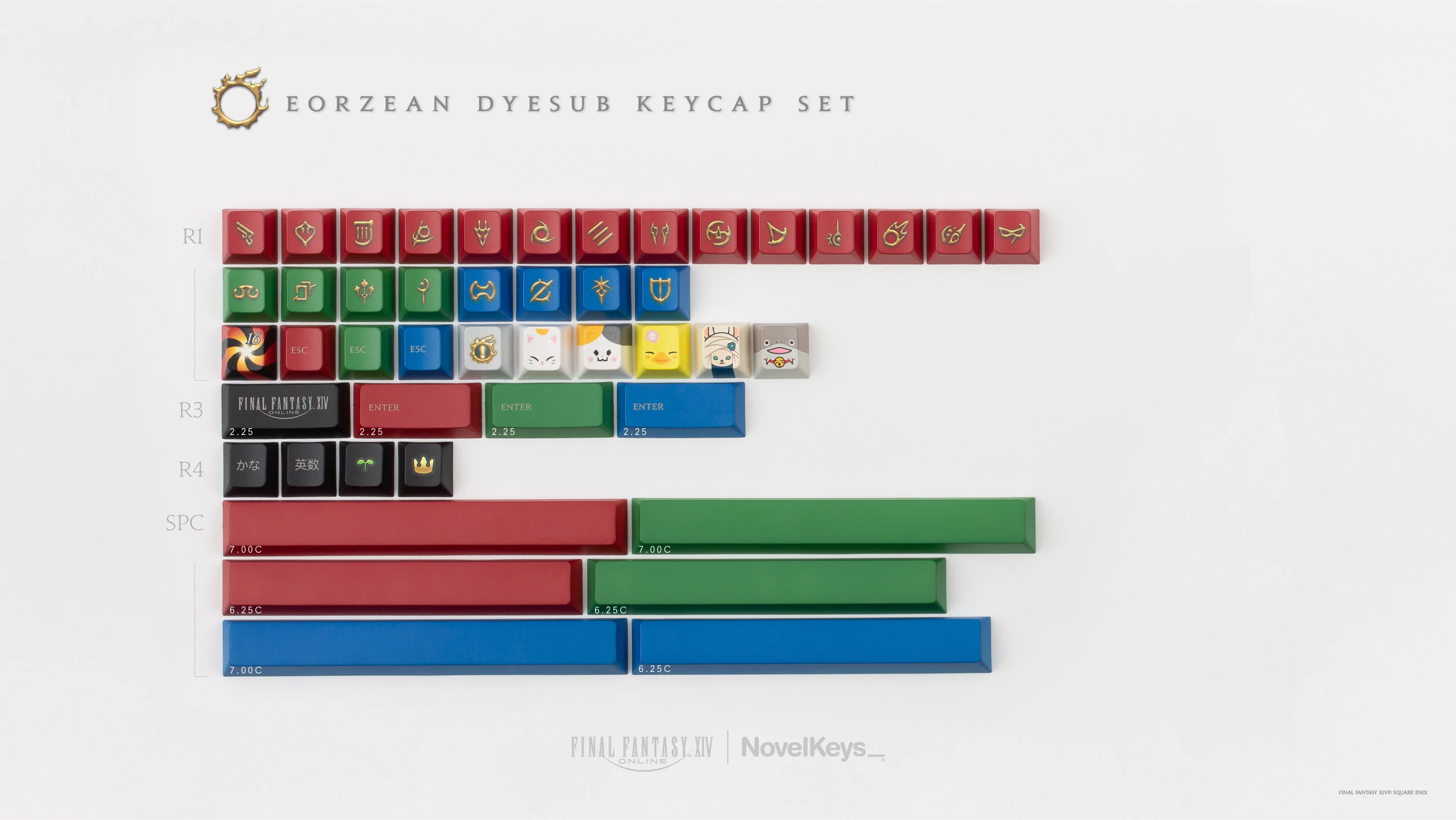 Eorzean Keycap Set