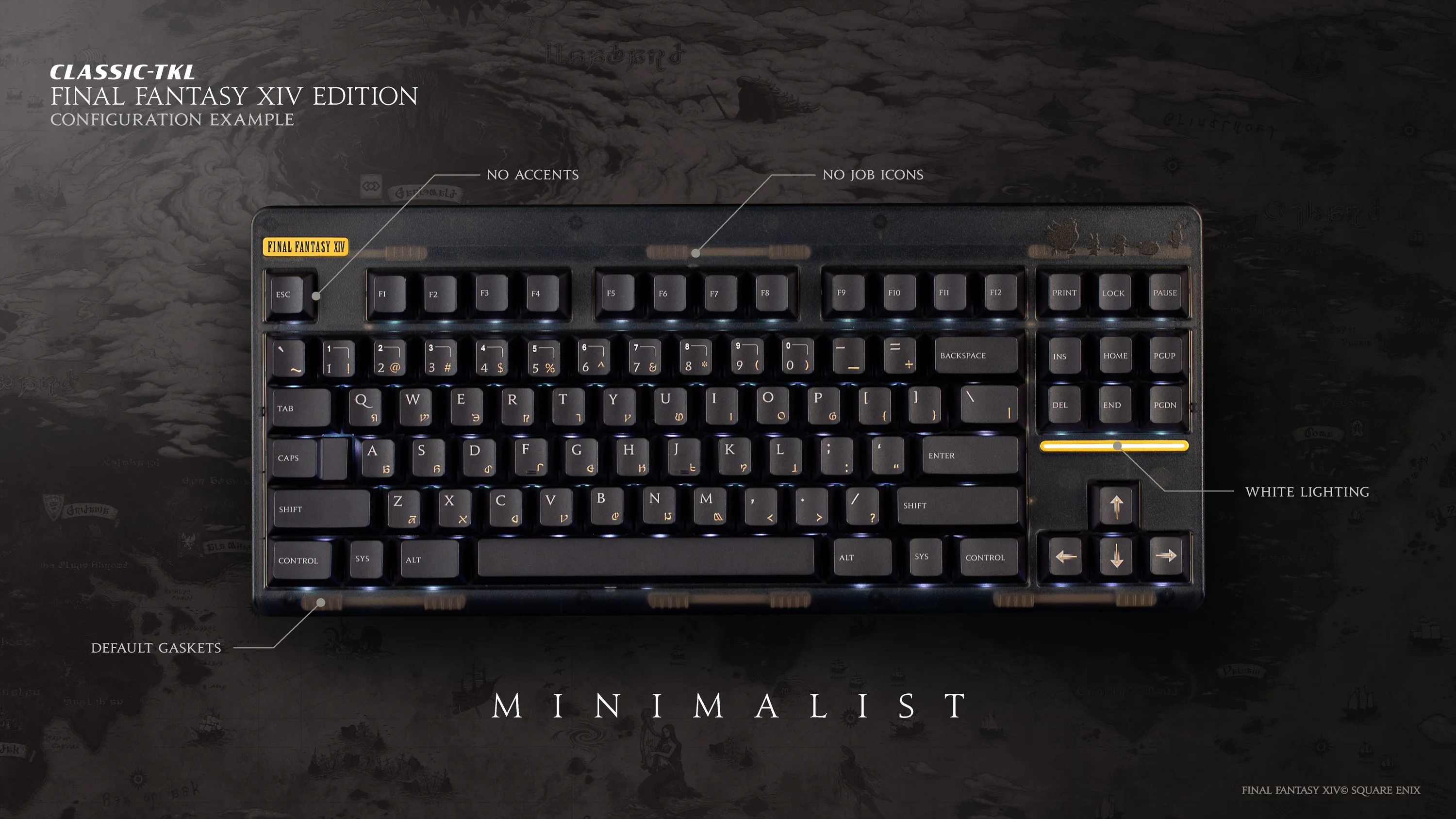 FFXIV Edition Classic TKL keyboard