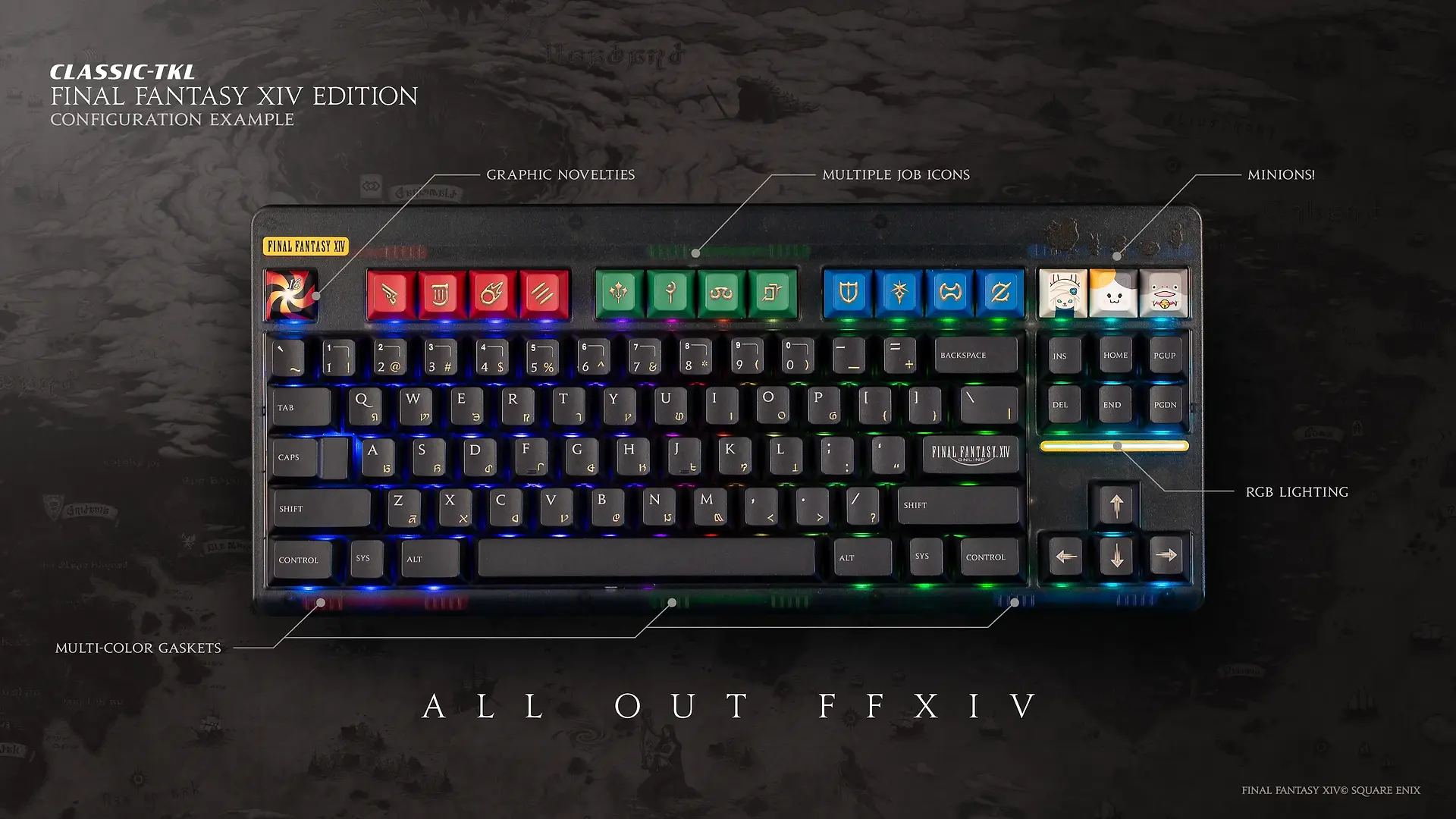 New Merchandise: Final Fantasy XIV Partners with NovelKeys for