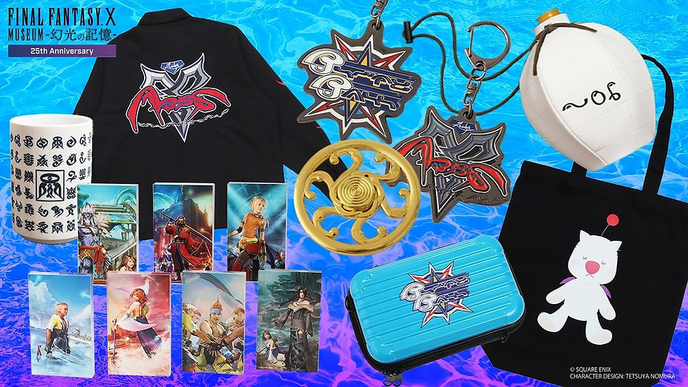 Final Fantasy X 25th Anniversary Museum Reveals Ticket Details and Merchandise Lineup