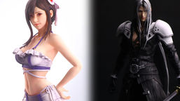 Pre-orders: Final Fantasy VII Rebirth: Static Arts - Tifa Lockhart Swimsuit Version & Play Arts Shin - Sephiroth