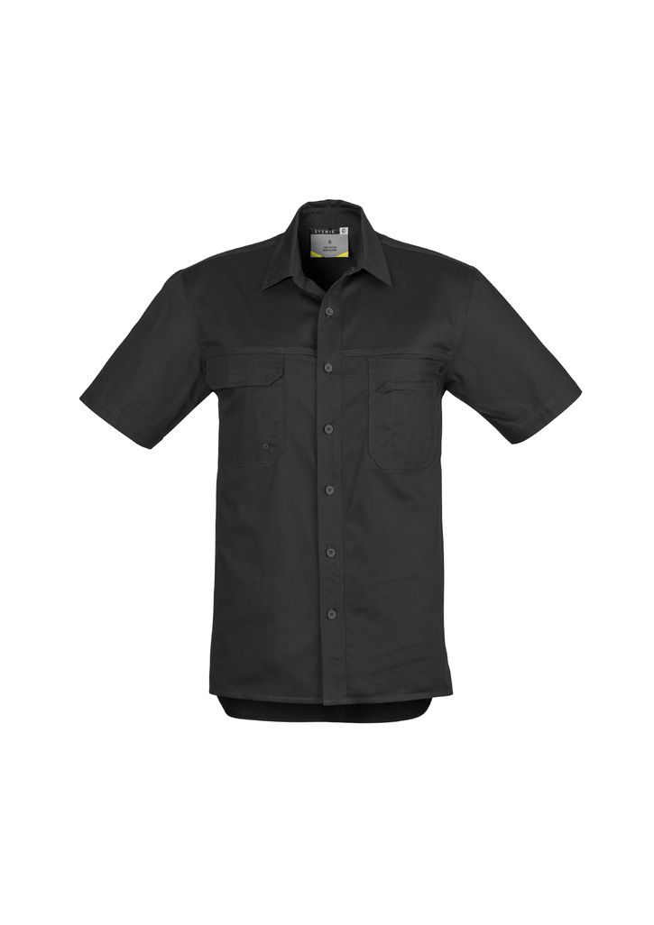 Thumbnail: Mens Light Weight Tradie Shirt - Short Sleeve