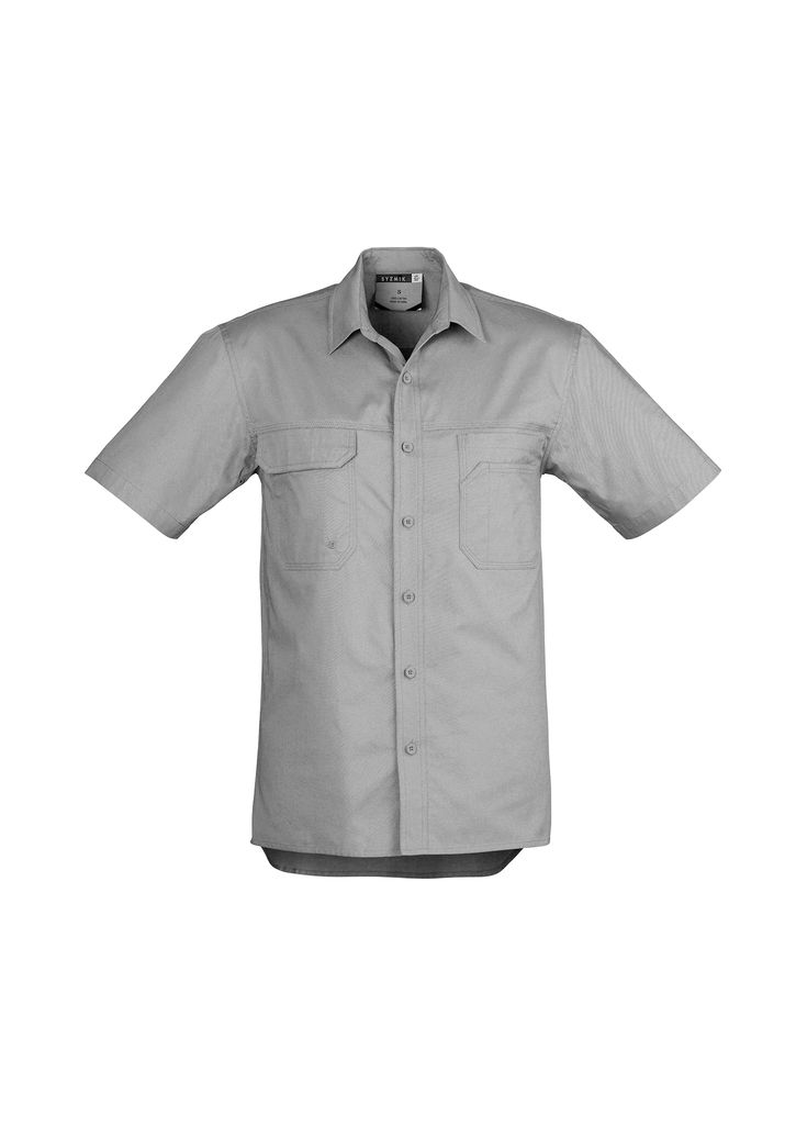 Thumbnail: Mens Light Weight Tradie Shirt - Short Sleeve