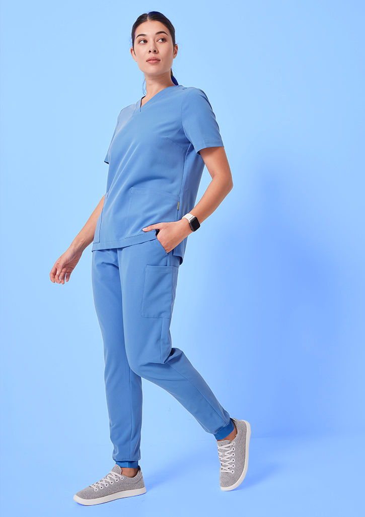 Thumbnail: Ladies Scrub Jogger Pants (Easy Care)