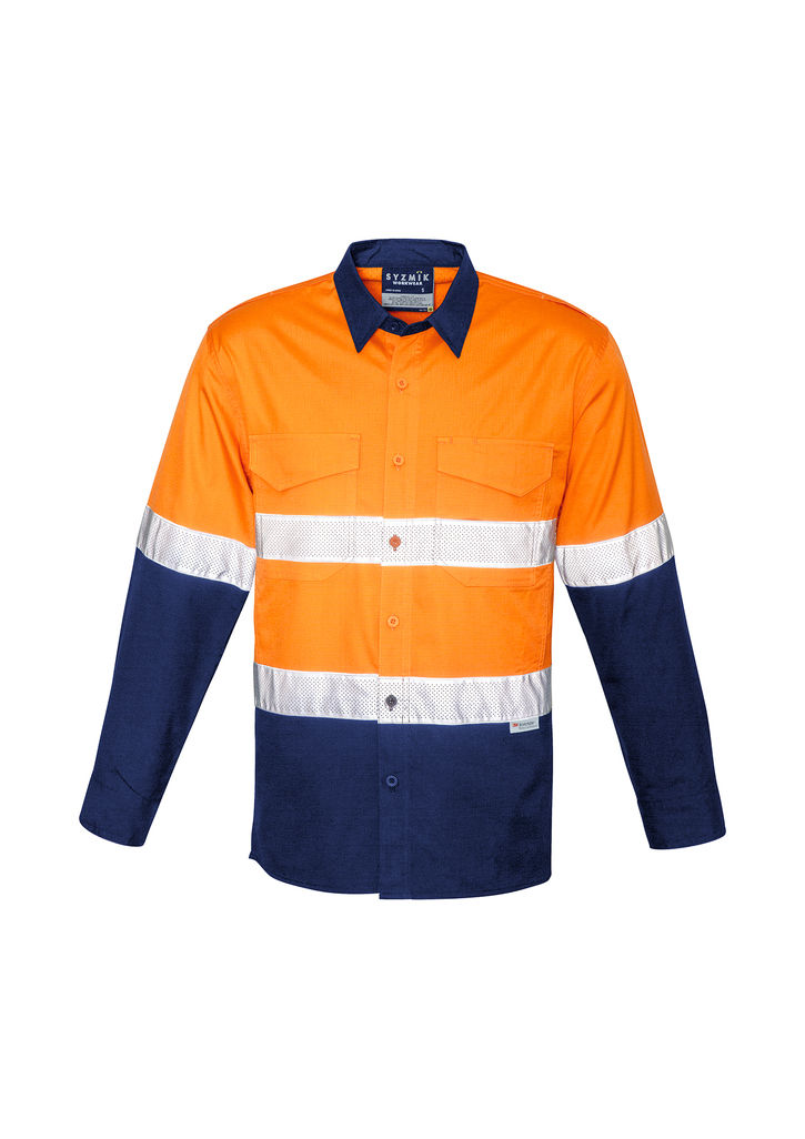 Thumbnail: Premium Hi Vis Shirt- Reflective TAPE- Ripstop Cotton-Unisex