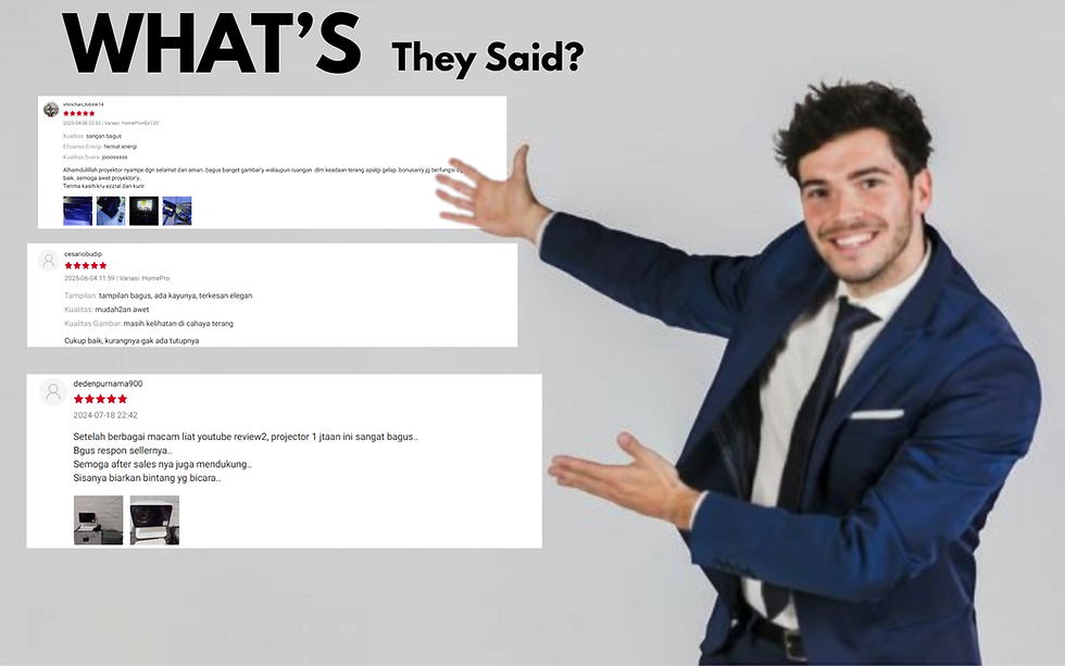 Apa Kata Mereka tentang Proyektor Ezzrale? Ini Testimoni Jujur dari Pengguna