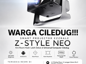 WARGA CILEDUG!!!! Cari Smart Projector Di Daerah Ciledug ? Kini Ezzrale Hadir di Universal Computer Ciledug