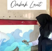 Mengajar Lebih Kreatif: Guru Gunakan Smart Proyektor Ezzrale EZ320 Plus untuk Membuat Mural di Sekolah